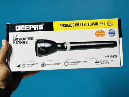 Geepas GFL3803N Rechargeable Flashlight (Original)