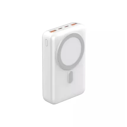 LDNIO PQ18 22.5W 20000mah Magnetic Wireless Power Bank – White Color