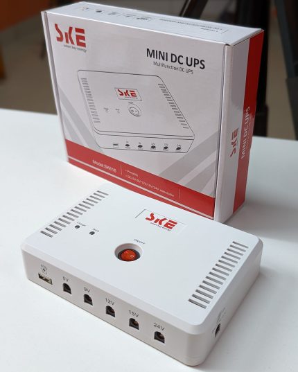 SKE SK616 Mini UPS For Wifi Router + ONU + IP Cam/CC Cam (15,600mAh With 5 Output)