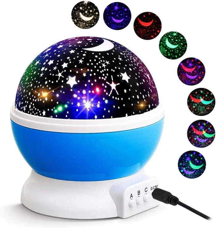 Star Master Dream Rotating Projection Lamp – Blue Color