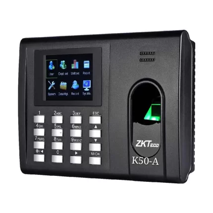 ZKTeco K50A Fingerprint Time Attendance & Access Control Terminal With Adapter