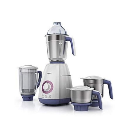 Philips Viva Collection HL7701/00 Mixer Grinder, 750 Watts (4 Jars)