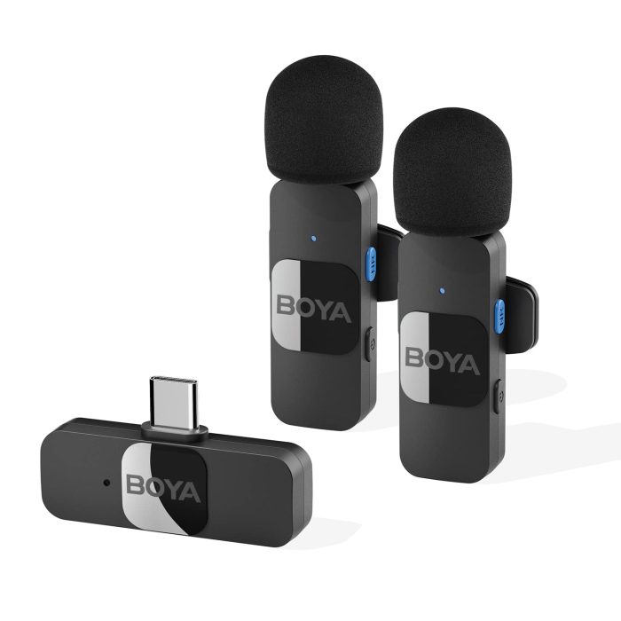 BOYA BY-V20 Wireless Microphone For Type-C Devices (1:2)