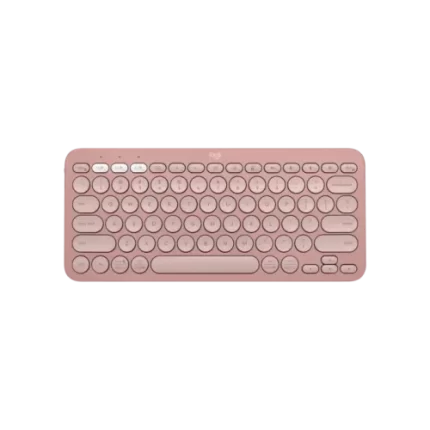 Logitech K380S PEBBLE KEYS 2 Multi-Device Bluetooth Wireless Keyboard – Tonal Rose Color