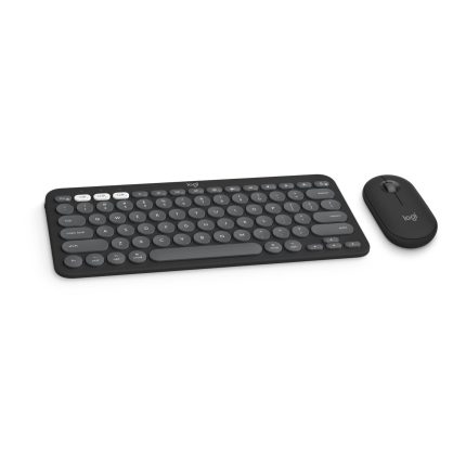 Logitech Pebble 2 Wireless Keyboard & Mouse Combo Tonal Graphite Color