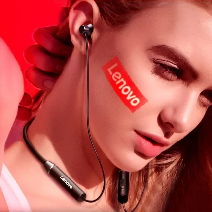 Lenovo HE05 Neckband (Original)- Black Color