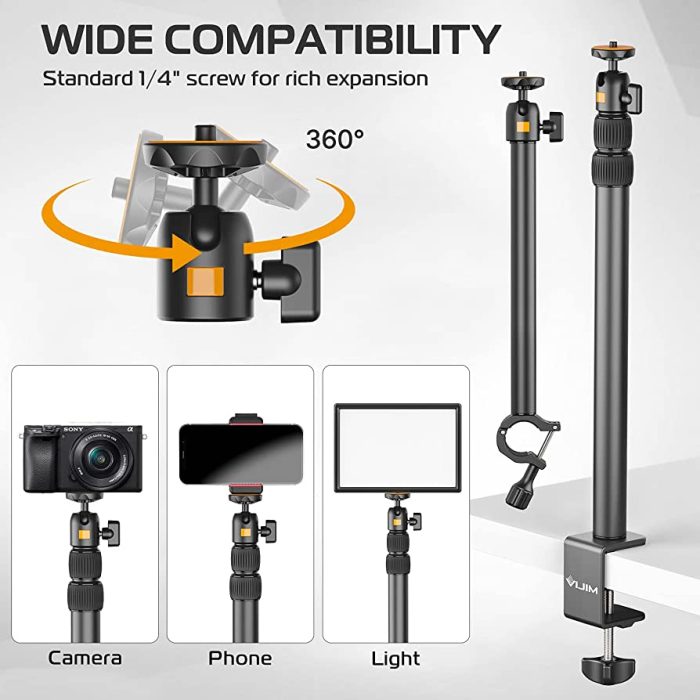 Overhead Desk Mount Stand For DSLR