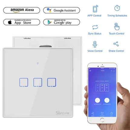 SONOFF WiFi Smart Wall Touch Switch T2 UK